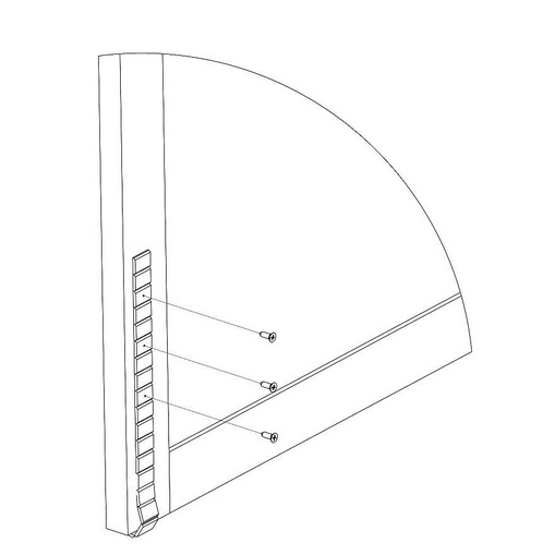 GLASS PANEL DRIVE BELT WITH STAINLESS STEEL PLIES