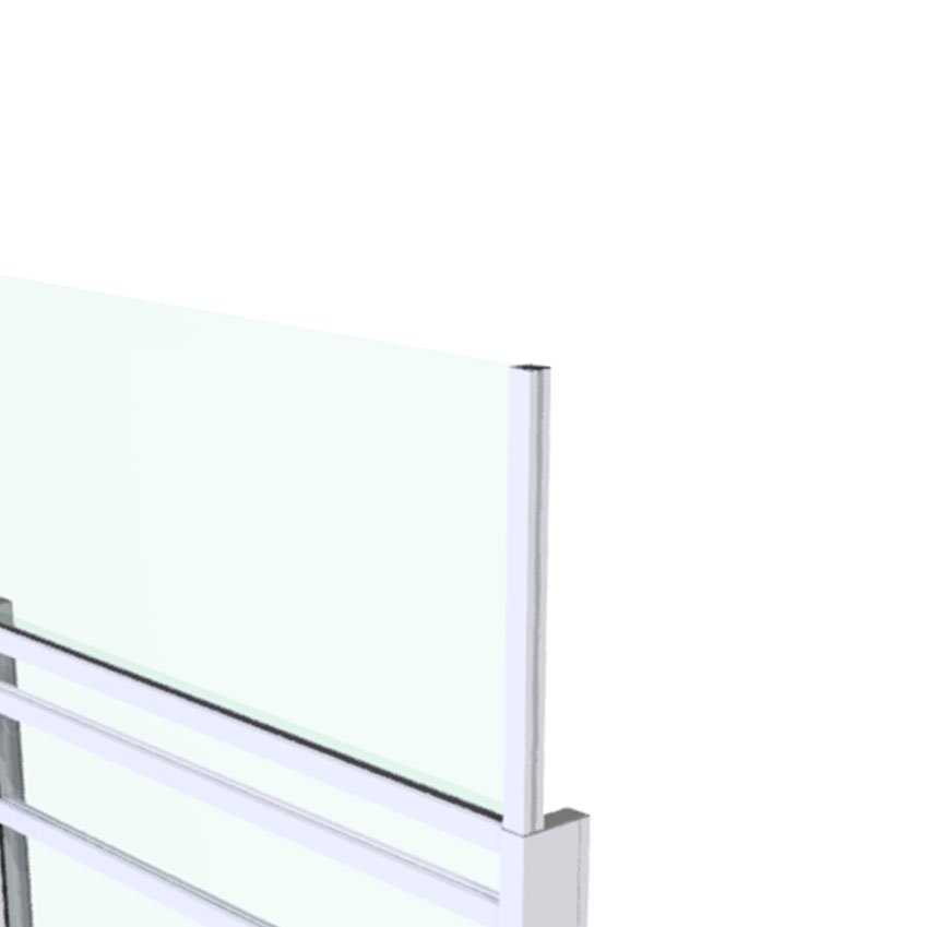 WITHOUT ALUMINUM FRAME FOR MOVING PANE
